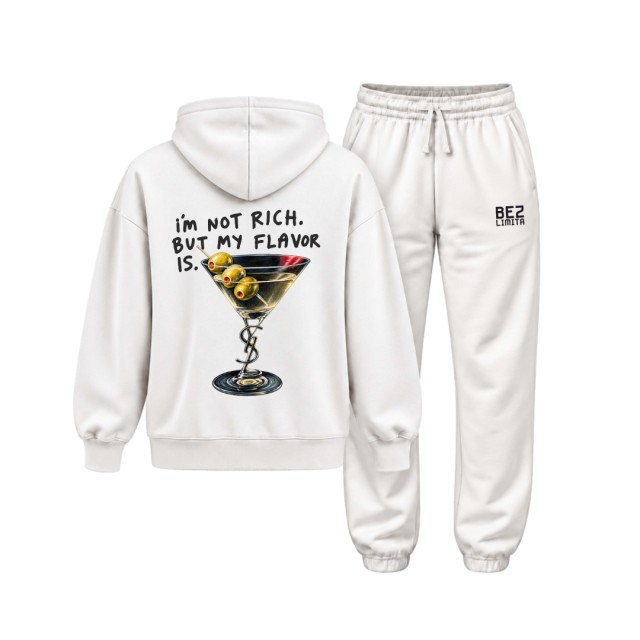 I`m Not Rich. But My Flavor Is. Oversize Duks I Overzise Trenerka I`m Not Rich. But My Flavor Is. Oversize Duks I Overzise Trenerka